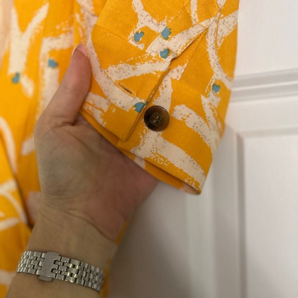 DVF Diane Von Furstenberg NWT vintage silk wrap dress yellow 6 Furstenburg - Picture 7 of 9